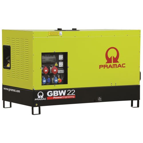 Дизельный генератор Pramac GBW 22 Y в кожухе - фото 1