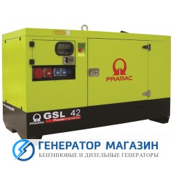 Дизельный генератор Pramac GSL 42 D в кожухе с АВР - фото 1