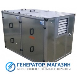 Дизельный генератор Вепрь АДП 7,0/4,0-Т400/230 Л-БС в контейнере с АВР - фото 1