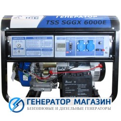 Бензиновый генератор ТСС SGGX 6000E с АВР - фото 1