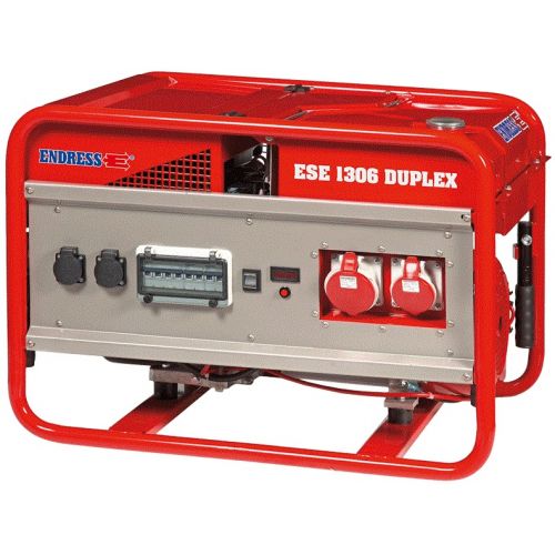 Бензиновый генератор Endress ESE 1306 DSG-GT/A ES Duplex с АВР - фото 1