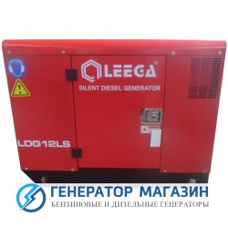 Дизельный генератор АМПЕРОС LDG12 LS 3 фазы в кожухе - фото 1