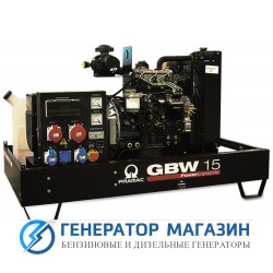 Дизельный генератор Pramac GBW 15 Y 1 фаза с АВР - фото 1