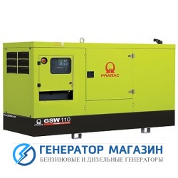 Дизельный генератор Pramac GSW 110 I в кожухе с АВР - фото 1