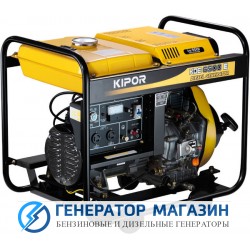 Бензиновый генератор Kipor KGE6500C - фото 1
