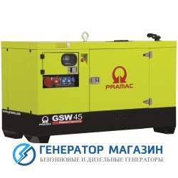 Дизельный генератор Pramac GSW 45 Y в кожухе с АВР - фото 1