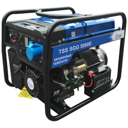 Бензиновый генератор ТСС SGG 5000 E (новая модель) - фото 1