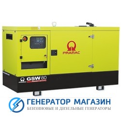 Дизельный генератор Pramac GSW 80 I в кожухе - фото 1