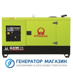 Дизельный генератор Pramac GXW 35 W в кожухе с АВР - фото 1