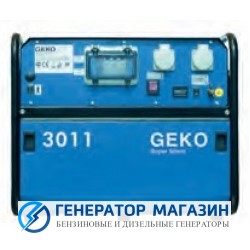 Бензиновый генератор Geko 3011 E-AA/HHBA SS - фото 1