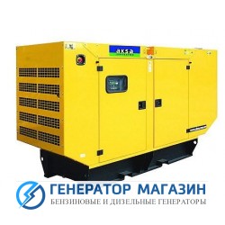 Дизельный генератор Aksa APD-200C в кожухе - фото 1