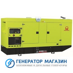Дизельный генератор Pramac GSW 250 P в кожухе - фото 1