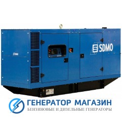 Дизельный генератор SDMO J250K в кожухе с АВР - фото 1