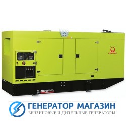 Дизельный генератор Pramac GSW 550 P в кожухе с АВР - фото 1