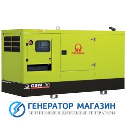 Дизельный генератор Pramac GSW 90 I в кожухе - фото 1