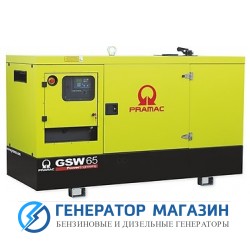 Дизельный генератор Pramac GSW 65 I в кожухе - фото 1