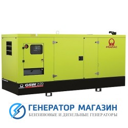 Дизельный генератор Pramac GSW 220 P в кожухе с АВР - фото 1
