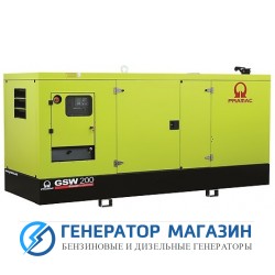 Дизельный генератор Pramac GSW 200 P в кожухе с АВР - фото 1