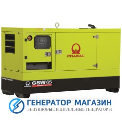 Дизельный генератор Pramac GSW 65 P в кожухе с АВР - фото 1