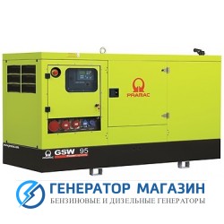 Дизельный генератор Pramac GSW 95 P в кожухе с АВР - фото 1